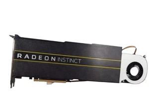 Amd Radeon Instinct Mi50 32Gb Gpu Server Workstation Graphics Card w fan kit - Picture 1 of 16