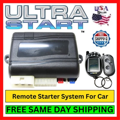 Ultra Starters U3560-XR Remote Car Starter Alarm Keyless Entry 2-Way System Kit - Image 1 of 4