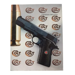 Vintage 1988 Colt Firearms Gun Catalog Dealer Magazine Pistols Rifles Ephemera - Picture 1 of 7