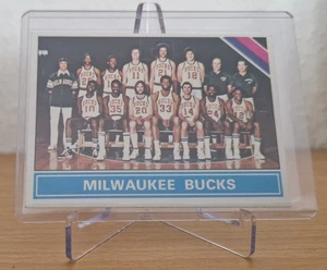 Top Rar Topps 1975-76 NBA Basketball Milwaukee Bucks #213 - Bild 1 von 2