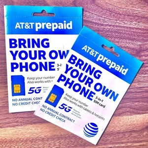 SIM CARD AT&T - USA - PREPAID 2022/23 - TABLETS + HOTSPOTS - Zdjęcie 1 z 3