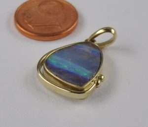 Anhänger Voll Edel Opal handarbeit Goldschmiede 585 Gold neu wertig - Bild 1 von 6