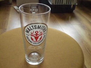 Maltsmiths Brewing Collaboration Beer Glass  1 pint  SARAH PETER - Picture 1 of 6
