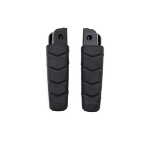 For BMW Scrambler R Nine T 2016 2017 2018 2019 Front Footpegs & Rubber Black New - Picture 1 of 7
