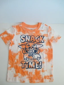 Star Wars Jumping Beans Size 4T Yoda Snack Time T Shirt Short Sleeve Toddler - Picture 1 of 5