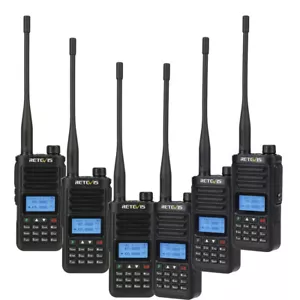 6*Retevis RA89 10W IP68 Walkie Talkie Impermeabile 200CH Radio Bidirezionale per Adulti - Foto 1 di 18