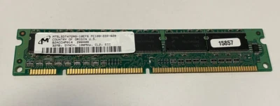 MICRON MT5LSDT472AG-10EF6 32MB PC100-222-620 100MHz ECC CL2 - Image 1 of 2