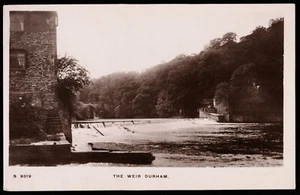 The Weir Durham RP W.H. Smith Postcard - Picture 1 of 2