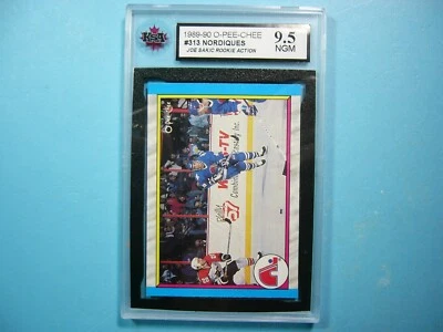 Tarjeta de hockey 1989/90 O-PEE-CHEE NHL #313 JOE SAKIC ROOKIE RC IA KSA 9,5 NGM OPC Foto 1 de 2