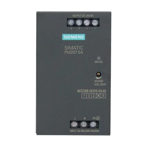 6ES7288-0ED10-0AA0 Switching Power Supply PM207 100% Genuine 5A 24V For SIMATIC - Picture 1 of 7