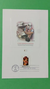 Fleetwood First Day of Issue Proofcard: 15c Folk Art - April 19, 1979 - GC - Picture 1 of 2