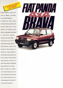 Catalogue Brochure Fiat Panda 4x4 Brava 01/1987 France - Picture 1 of 2