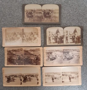 18 Boer War Underwood &Underwood Stereo View Cards - ANZAC - HMS Niob - British - Picture 1 of 3