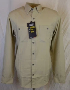 New Under Armour UA Chesapeake Fishing Long Sleeve Shirt Mens Small S Desert Tan - Picture 1 of 4