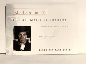 Malcom X Commemorative Stamp, 1999 FDI, Black Heritage, Collectibles, MNH - Picture 1 of 6