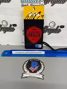 JULIUS RANDLE LEBRON JAMES CAMP SIGNED AUTOGRAPHED GUEST PASS-BECKETT BAS COA - Picture 1 of 6