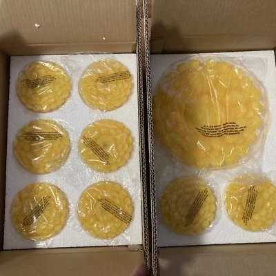 *New* HomeWorx By Harry Slatkin Farmstand Citronella 9 Piece Candle Set* YELLOW* - Image 1 of 4