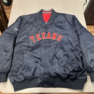 Vintage Houston Texans NFL Large Reebok x Jeff Hamilton Puffer Jacket 3XL AFC - Picture 1 of 12