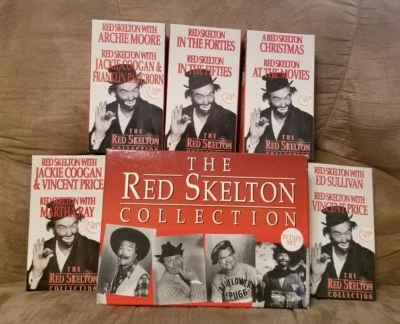 The Red Skelton Show 10 VHS Video Tape Box Set Clown Prince TV Comedy Over 6 Hrs - Image 1 of 4