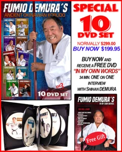 FUMIO DEMURA'S 10 DVD Special - Ancient Okinawan Kobudo - Picture 1 of 1