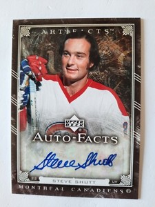 2006-07 Upper Deck Artifacts Auto-Facts #AF-SS Steve Shutt Auto #