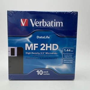 10 Disketten 3,5" VERBATIM DataLife MF2HD 1,44 MB - Sealed Box - IBM Format - Bild 1 von 8
