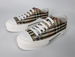 Burberry Jack Archive Beige Men's Sneakers New And Authentic - Picture 1 of 8