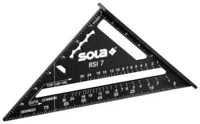 Sola Rafter Square, Aluminum RSI 7 inch and 12 inch,  Lasered - Image 1 of 4