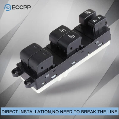 Interruptor de ventana eléctrico nuevo delantero izquierdo para Nissan Pathfinder 4,0 L 2007-2012 Foto 1 de 4