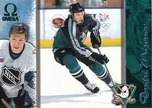 97-98 PACIFIC OMEGA EMERALD GREEN #4 DMITRI MIRONOV MIGHTY DUCKS *10111