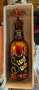 Department 56 Navidad Mercurio Glass Tachón Suds Botella de Cerveza Nueva en Caja Adorno Retirado - Imagen 1 de 6
