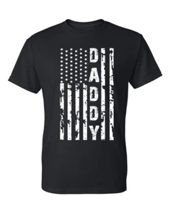 T-Shirt Daddy amerikanische Flagge Best Dad Fathers Day Geschenk für Papa Papa - Bild 1 von 15