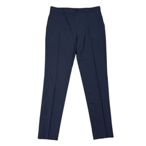 New Paul Smith Junior Wool Navy Plaid Pants Size 16 - Picture 1 of 9