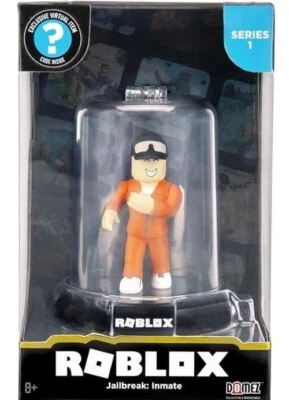 Roblox Series 1 Jailbreak Inmate Figure 15th Anniversary Jazwares Domez - Image 1 of 4