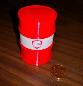 # 1/18 BIDONE CARBURANTE 200 l FINA x DIORAMA ASSISTENZA RALLY o GARAGE PLA # - Bild 1 von 1