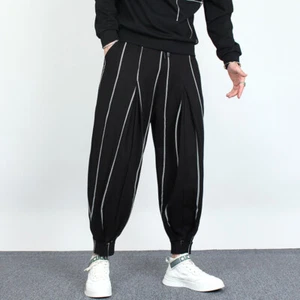 Fashionable Loose Large Size Harem Pants Men's Handsome Casual Outdoor Trousers - Picture 1 of 28