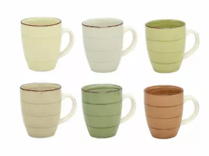 Kaffeebecher Set 6 große Porzellan Tasse Pott ml Tee Kakao Gastronomie - Picture 1 of 1