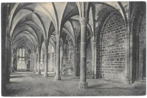 L'Abbaye du Mont-St-Michel dans la Manche Salle des Hôtes CPA non circulée - Imagen 1 de 2