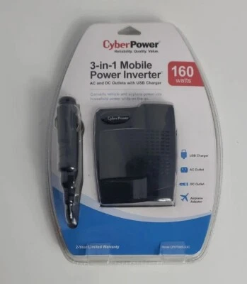 CyberPower DC to AC power inverter - 12 V - 160 Watt - CPS160SU-DC Sealed - Image 1 of 2