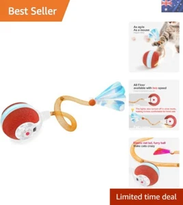 Agile Moving Cat Ball with Elastic Tail - Rechargeable Interactive Toy - Picture 1 of 8