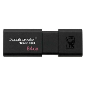 Unidad de memoria flash USB 3.2 Kingston DataTraveler DT100 G3 16 GB 32 GB 64 GB - Imagen 1 de 26