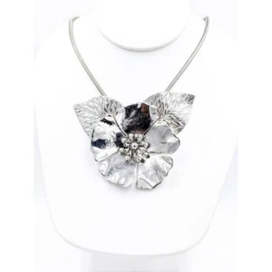 Original By Robert Necklace Modernist Flower Necklace Chunky Flower Necklace - Picture 1 of 5