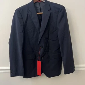 Hugo Boss, Navy, Sports Coat/Blazer, Regular Fit Wool Marlane Biella, 38R NWT - Picture 1 of 10