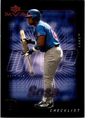 2002 Upper Deck MVP Sammy Sosa #297 Chicago Cubs - Image 1 of 2