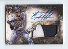 Miguel Andujar 2018 Topps Inception Auto Patch RC/249 Autograph Logo Yankees SP