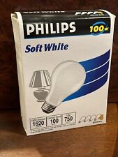 Philips ~ Soft White ~ 100 Watt ~ Light Bulbs ~ 1 Pack/4 Bulbs
