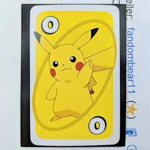 Pikachu - RARA Esclusiva GIAPPONESE - Spada e Scudo Pokemon Uno Card Giallo 2020 - Foto 1 di 5