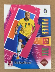 2021-22 Panini Donruss Road to Qatar Power in the Box Press Proof Richarlison #8 - Picture 1 of 2