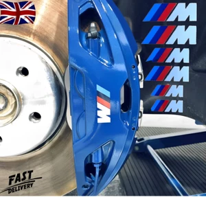 BMW M Sport Brake Calliper Badge x 6 UV Heat Resistant Transfer Decals Stickers - Picture 1 of 7