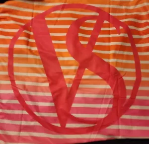 Victoria Secret Bade Strandmatte Handtuch heiß rosa gelb orange aufrollbar neu mit Etikett!!!! - Bild 1 von 8